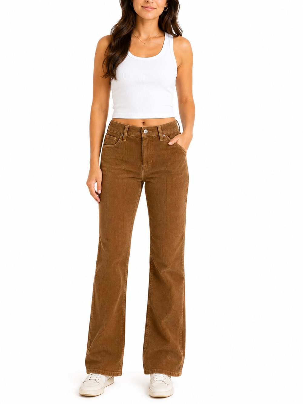 Universal Thread Size 28L Vintage Bootcut Brown Corduroy Pants New With Tags